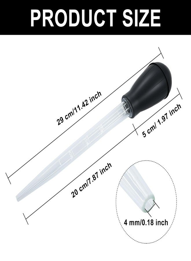 Murtenze 2 Pack Manual Fish Tank Water Changer Aquarium Dropper, Black Clean Pipette Dropper Waste Remover, Mini Gravel Cleaning Straw for Aquarium Cleaning/Aquarium Owners - Image 3
